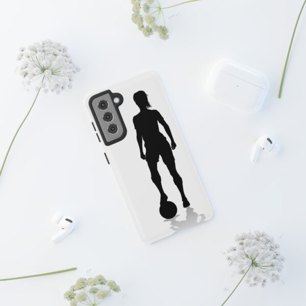 Silhouette Football Player Women Tough Cases Custom Phone Cases For iPhone Google Pixel and Samsung Series - Image 50