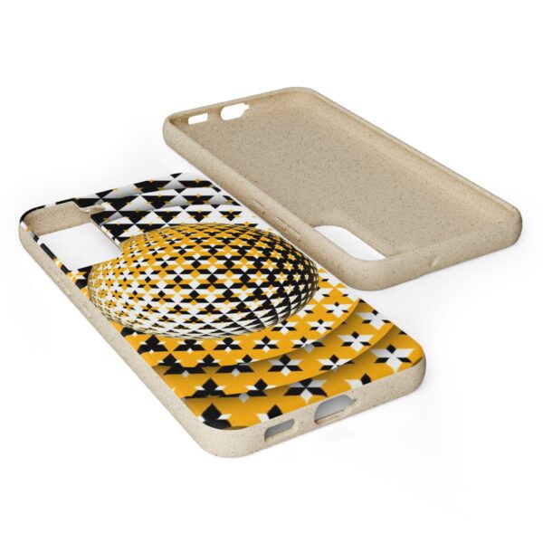 Yellow Gold Sphere Biodegradable Cases For iPhone and Samsung - Image 144