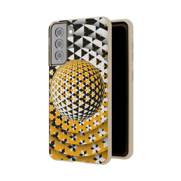 Yellow Gold Sphere Biodegradable Cases For iPhone and Samsung - Image 114