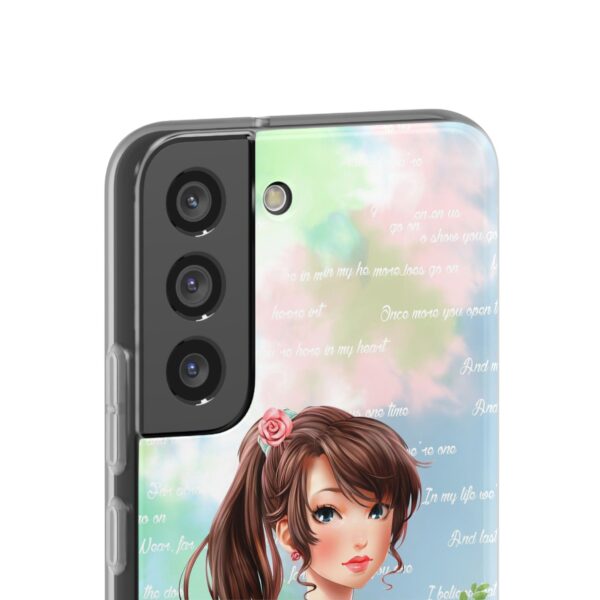 Girl With Flowers Flexi Cases for Samsung and iPhone - Image 189