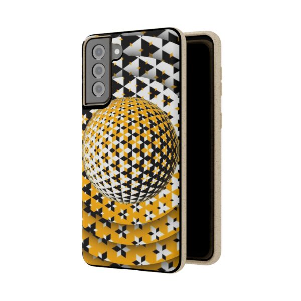 Yellow Gold Sphere Biodegradable Cases For iPhone and Samsung - Image 130