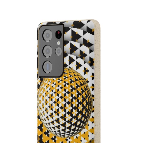 Yellow Gold Sphere Biodegradable Cases For iPhone and Samsung - Image 123