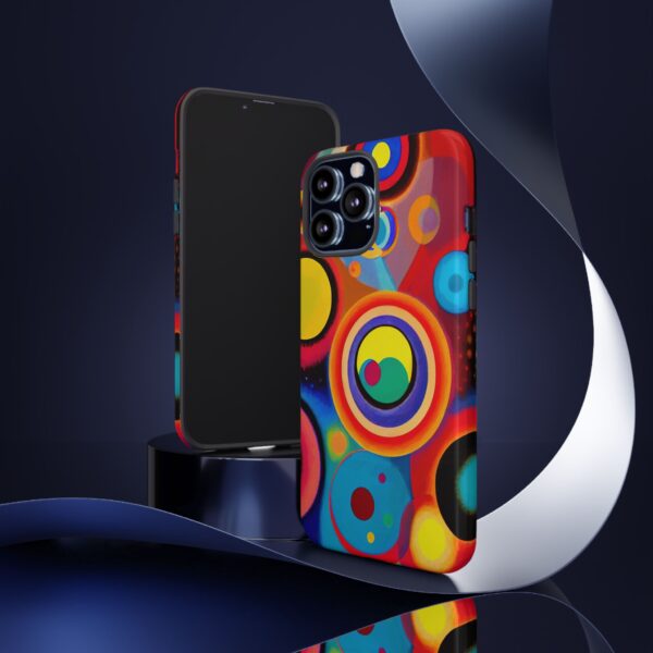 Rainbow Designs Circles in Circles On Tough Cases Custom Phone Cases For iPhone Google Pixel and Samsung Series - Image 52