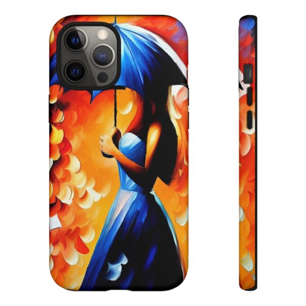 Rainbow Designs Woman With Umbrella On Tough Cases Custom Phone Case For iPhone and Samsung Series - Image 38