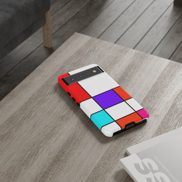 Rainbow Designs Mondrian Art On Tough Cases Custom Phone Cases For iPhone Google Pixel and Samsung Series - Image 72