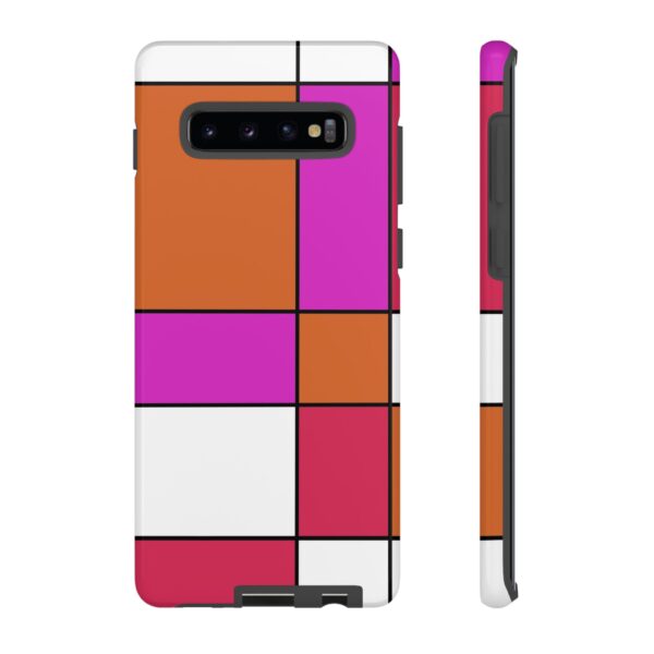 Rainbow Designs Mondrian Art On Tough Cases Custom Phone Cases For iPhone Google Pixel and Samsung Series - Image 15