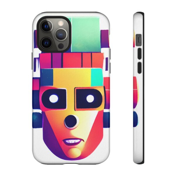 Rainbow Designs Robot On Tough Cases Custom Phone Cases For iPhone Google Pixel and Samsung Series - Image 35