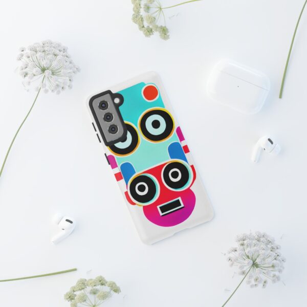 Rainbow Designs Robot On Tough Cases Custom Phone Cases For iPhone Google Pixel and Samsung Series - Image 58