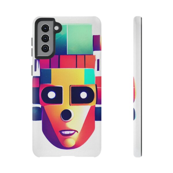 Rainbow Designs Robot On Tough Cases Custom Phone Cases For iPhone Google Pixel and Samsung Series - Image 61