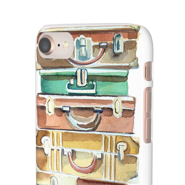 Suitcases stack Snap Cases Custom Phone Cases For Samsung Google Pixel and iPhone Lines - Image 2