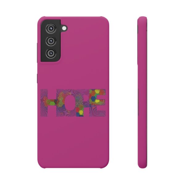 Rainbow Designs "HOPE" On Snap Cases For iPhone  and Samsung - Image 114