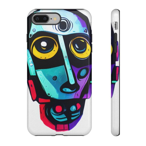 Rainbow Designs Robot On Tough Cases Custom Phone Cases For iPhone Google Pixel and Samsung Series - Image 3