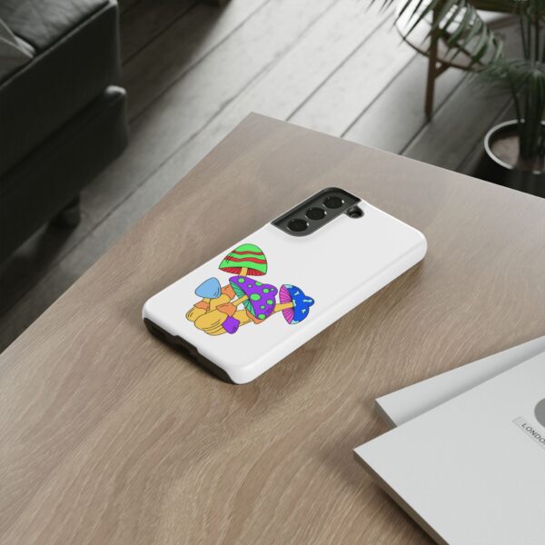 Rainbow Designs Mushrooms On Tough Cases Custom Phone Cases For iPhone and Samsung Series. - Image 86