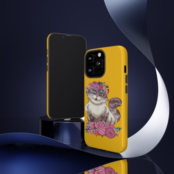 Rainbow Designs Cute Cat On Tough Cases Custom Phone Cases For iPhone Google Pixel and Samsung Series - Image 48