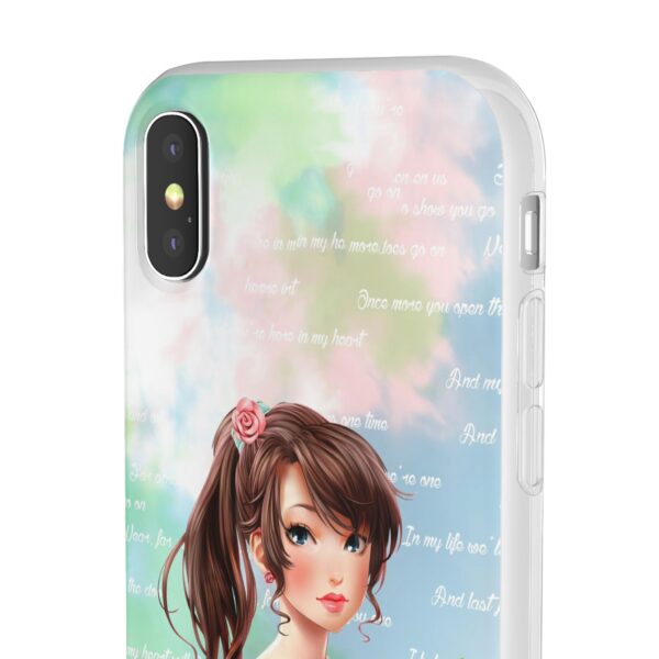 Girl With Flowers Flexi Cases for Samsung and iPhone - Image 100