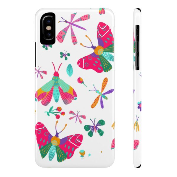 Rainbow Designs Butterflies On Slim Phone Cases Case-Mate Custom Phone Cases For iPhone and Samsung Series - Image 3