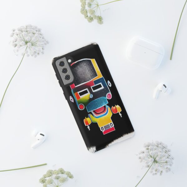 Rainbow Designs Robot On Tough Cases Custom Phone Cases For iPhone Google Pixel and Samsung Series - Image 62