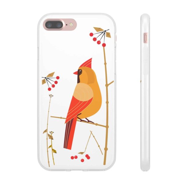 Rainbow Designs Red Cardinal Female On Flexi Cases Custom Phone Cases For iPhone and Samsung Series - Image 13