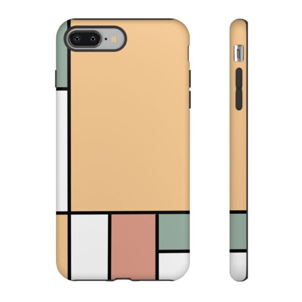 Mondrian Art On Tough Cases Custom Phone Cases For iPhone Google Pixel and Samsung Series - Image 4