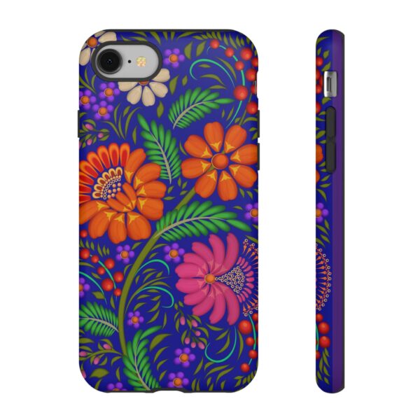 Rainbow Designs Bright Flowers painting On Tough Cases Custom Phone Cases For iPhone Google Pixel and Samsung Series - Image 2