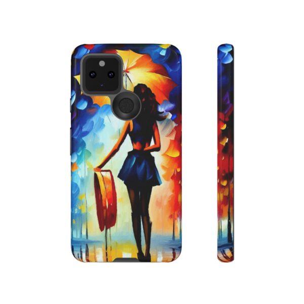 Rainbow Designs Woman With Umbrella On Tough Cases Custom Phone Case For iPhone and Samsung Series - Image 67