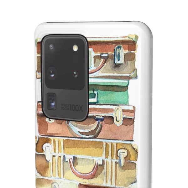 Suitcases stack Snap Cases Custom Phone Cases For Samsung Google Pixel and iPhone Lines - Image 62