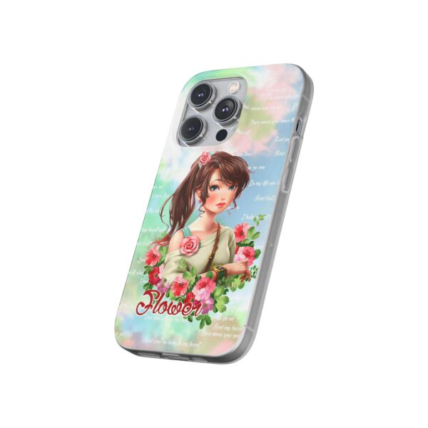 Girl With Flowers Flexi Cases for Samsung and iPhone - Image 232