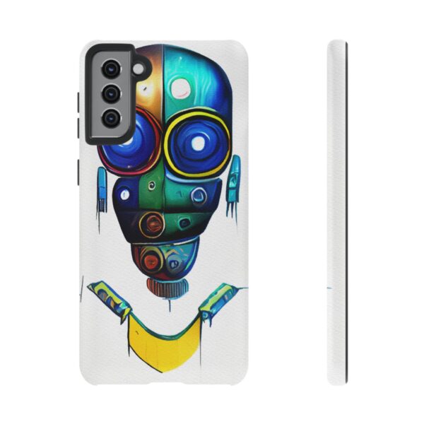 Rainbow Designs Robot On Tough Cases Custom Phone Cases For iPhone Google Pixel and Samsung Series - Image 37