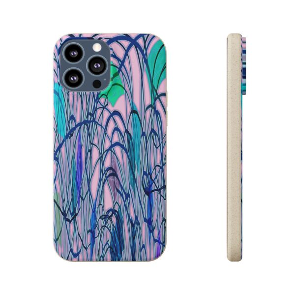 Curved Striped Pattern Biodegradable Cases For IPhone & Samsung  🌿 - Image 97