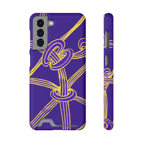 Rainbow Designs Abstract Lines On Phone Case With Card Holder Custom Phone Case For iPhone and Samsung - Image 61