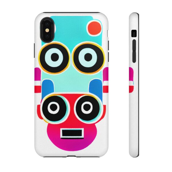 Rainbow Designs Robot On Tough Cases Custom Phone Cases For iPhone Google Pixel and Samsung Series - Image 12