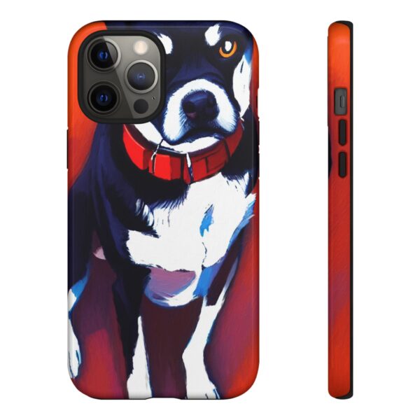 Rainbow Designs Dog Portrait On Tough Cases Custom Phone Cases For iPhone Google Pixel and Samsung Series. - Image 37