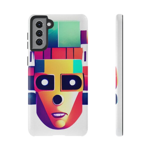 Rainbow Designs Robot On Tough Cases Custom Phone Cases For iPhone Google Pixel and Samsung Series - Image 59