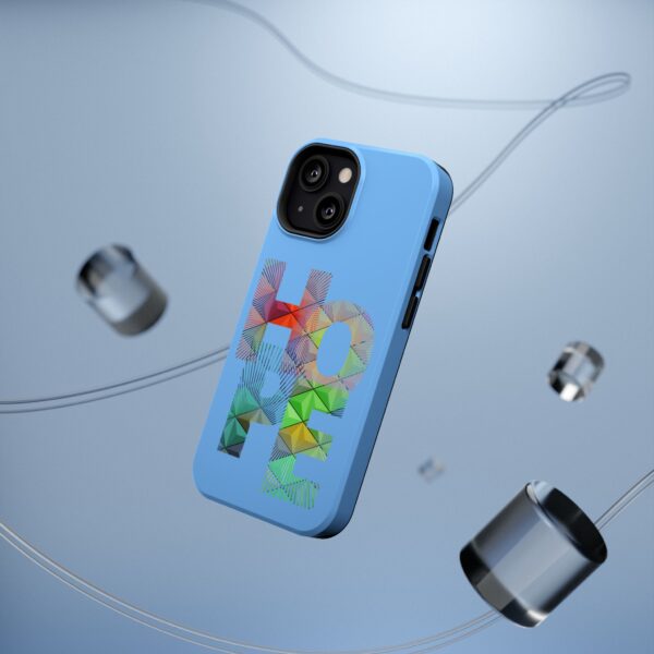 Rainbow Designs "HOPE" On Impact-Resistant Cases For Samsung and iPhone Light Blue - Image 9