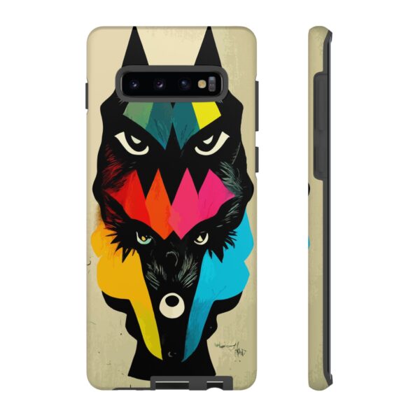 Rainbow Designs Wolf Head On Tough Cases Custom Phone Cases For iPhone Google Pixel and Samsung Series - Image 17