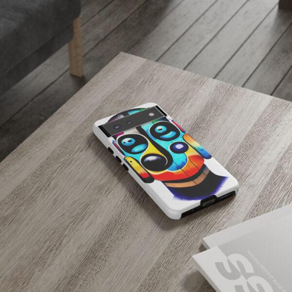 Rainbow Designs Robot On Tough Cases Custom Phone Cases For iPhone Google Pixel and Samsung Series - Image 74