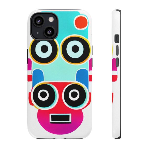 Rainbow Designs Robot On Tough Cases Custom Phone Cases For iPhone Google Pixel and Samsung Series - Image 41