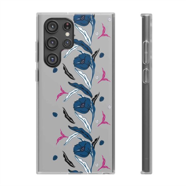 Rainbow Designs Blue Poppies On Flexi Cases Custom Phone Cases For iPhone and Samsung Series - Image 184