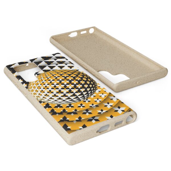 Yellow Gold Sphere Biodegradable Cases For iPhone and Samsung - Image 148