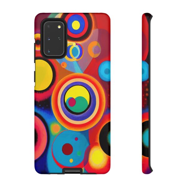 Rainbow Designs Circles in Circles On Tough Cases Custom Phone Cases For iPhone Google Pixel and Samsung Series - Image 30