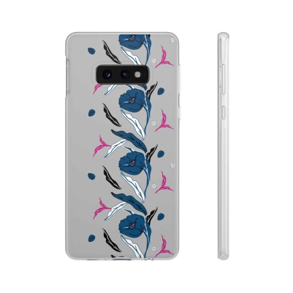 Rainbow Designs Blue Poppies On Flexi Cases Custom Phone Cases For iPhone and Samsung Series - Image 123