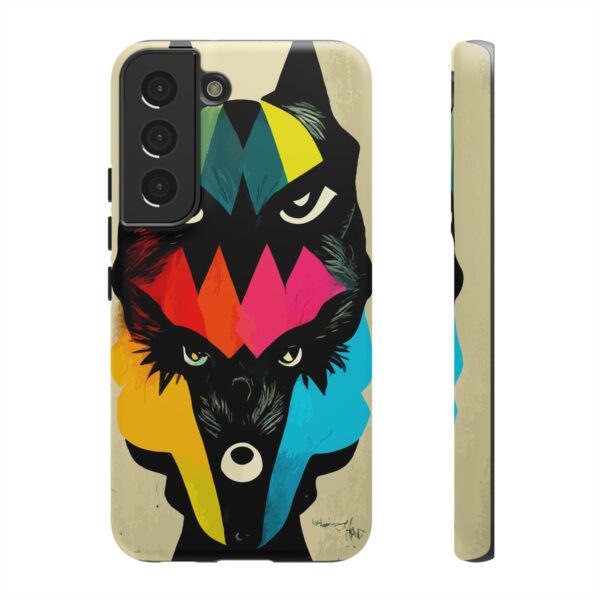 Rainbow Designs Wolf Head On Tough Cases Custom Phone Cases For iPhone Google Pixel and Samsung Series - Image 85