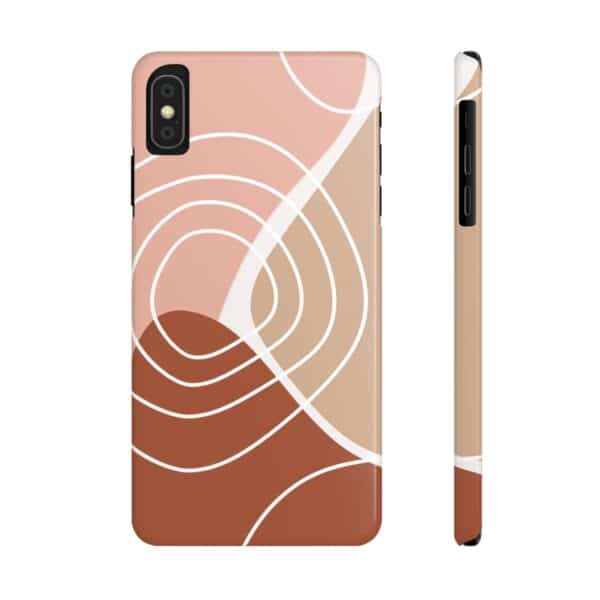 Abstract Color Block With White Circle Slim Phone Cases Case-Mate Custom Phone Cases For iPhone and Samsung Galaxy Models - Image 8