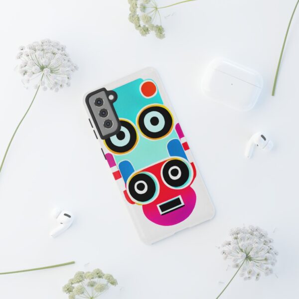 Rainbow Designs Robot On Tough Cases Custom Phone Cases For iPhone Google Pixel and Samsung Series - Image 60