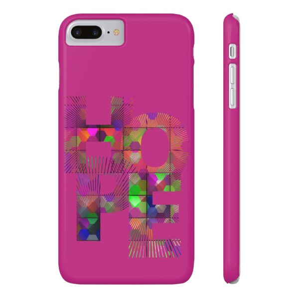 Rainbow Designs "HOPE" On Slim Phone Cases, Case-Mate For iPhone  and  Samsung