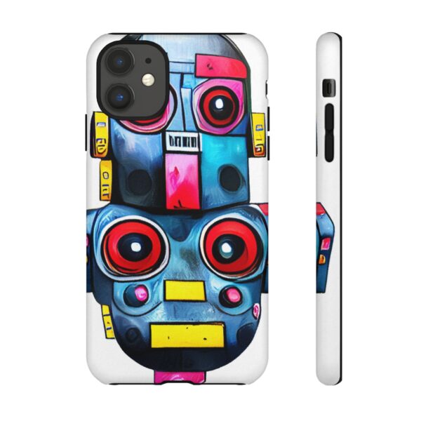 Rainbow Designs Robot On Tough Cases Custom Phone Cases For iPhone Google Pixel and Samsung Series - Image 20