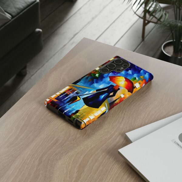 Rainbow Designs Woman With Umbrella On Tough Cases Custom Phone Case For iPhone and Samsung Series - Image 92