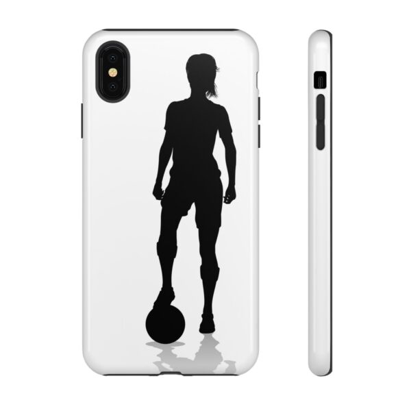 Silhouette Football Player Women Tough Cases Custom Phone Cases For iPhone Google Pixel and Samsung Series - Image 11