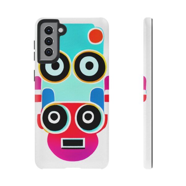 Rainbow Designs Robot On Tough Cases Custom Phone Cases For iPhone Google Pixel and Samsung Series - Image 61