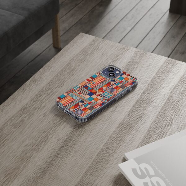 Patchwork Pattern Clear Cases For iPhone and Samsung - Image 2